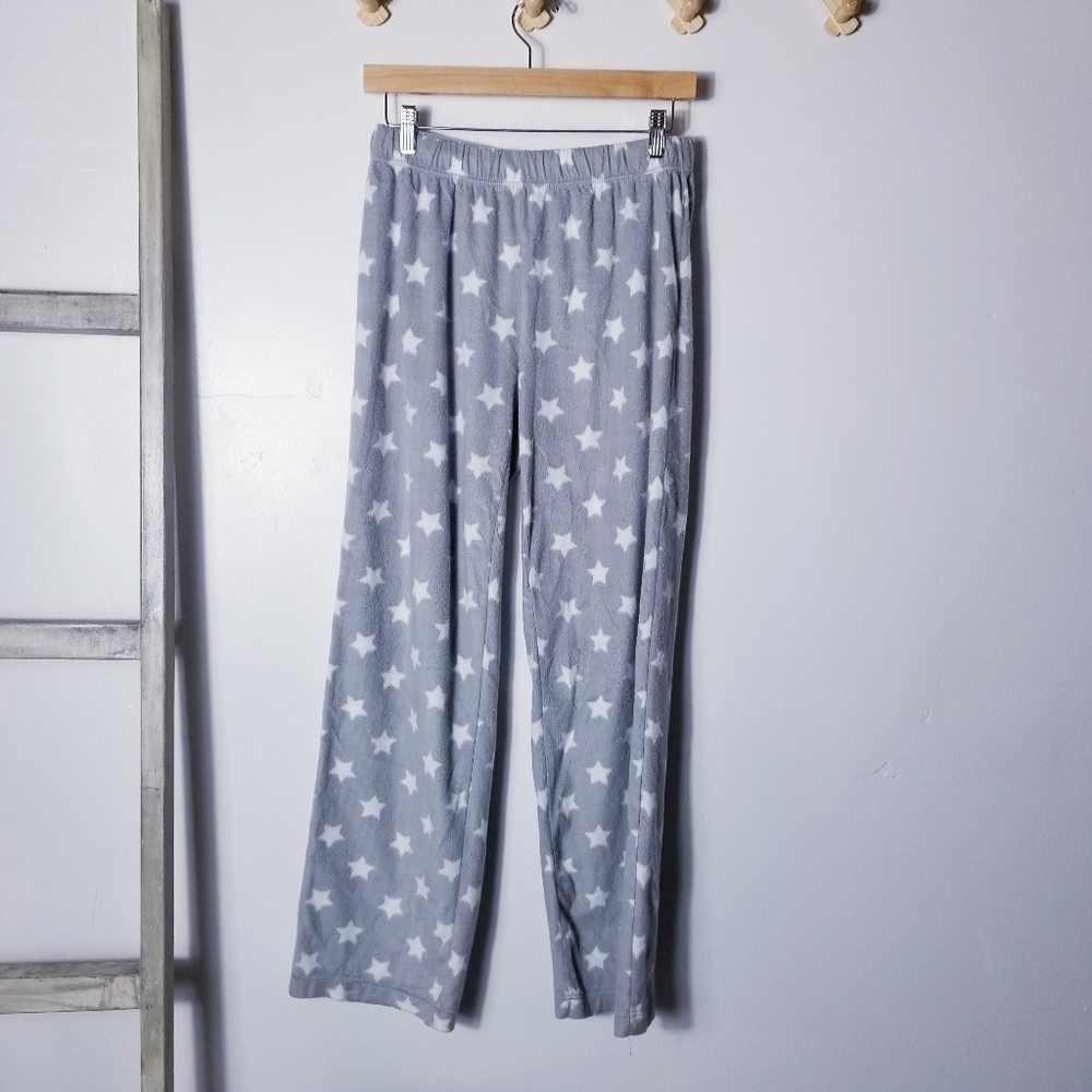 SLEEP CHIC STAR GRAY AND WHITE PJ PANTS SIZE SMALL